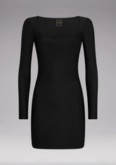 Minidress scollo quadrato F**K 0107BK - Sergio Fabbri
